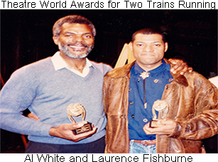 Al White the Actor and Laurence Fishburne